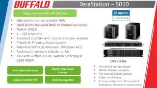 Solution Webinar featuring TeraStation 3010 and 5010 NAS Devices