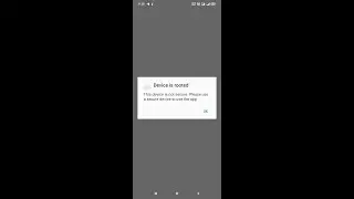 Paytm business Device is rooted fixed