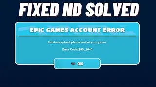How to Fix Fall Guys Error Code : 200_1040 | Session expired, please restart your game