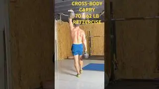 Cross-Body Carry | 70lb + 62lb Kettlebells | Durability for 100 Miles | RETZERCISE