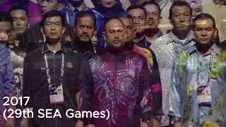 Evolution of Malaysian National Anthem at multi-sporting events (1989-present)