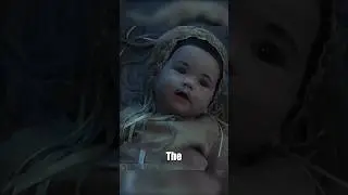 This baby was born with a mustache and can catch a razor blade in his hand.😂 #movie #film#FutureLink