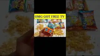 OMG Got Free Tv! Free Gifts Inside #short #trending #freemoneyinside