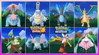 Pokemon Sun & Moon- All Pokemon Mega Evolution & Primal Reversion