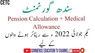 Pension Calculation - Sindh Government Retiring Employees
