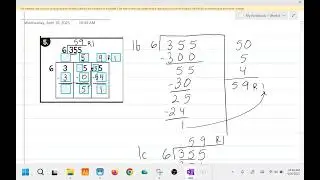 Long Division Box Method Partial Quotient Standard