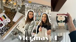 VLOGMAS #4 🎄Andiamo a fare compere natalizie con la mia migliore amica +haul per incartare i regali