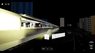 [聖誕主題列車Part1] Roblox KTL A301/A302 彩虹→調景嶺（乘客視角)