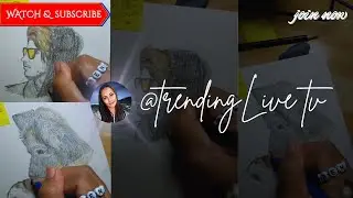 GUESS WHO | Episode 10 |Trending LIVE DRAWING | Year 2025 Sketch #randomdrawing #trendinglivetv #who