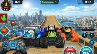 EXTREME MONSTER TRUCK RACE 🔥IMPOSSIBLE STUNTS & SKY-HIGH JUMPS