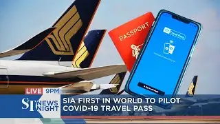 Singapore Airlines first in world to pilot Covid-19 travel pass | ST NEWS NIGHT