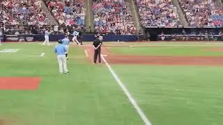 Yandy Diaz 2 Run Double vs.  Atlanta Braves