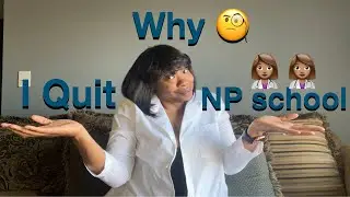 I quit nurse practitioner school #nurselife