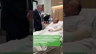El primer ministro australiano visita en el hospital al h&eacute;roe de Bondi Beach
