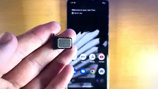 Как вставить SIM-карту в Google Pixel 7 Pro [Dual SIM]