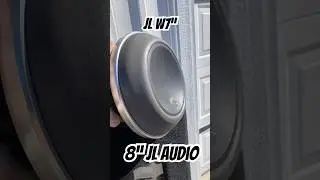 8&rdquo; JL Audio w7 #basshead #automobile #caraudiosystem #subwoofer #carstereo #speaker #bass #jlaudio