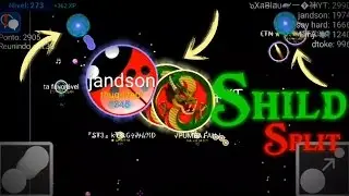 Nebulous | SHIELD SPLIT + VANISH SPLIT + TRICK SPLIT BEST MOMENTS (Agar.io)