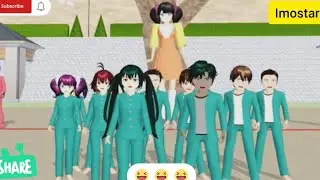 F-91 SAKURA SCHOOL PLAY WITH SQUID GAME  DON'T STOP 🛑| GAMEPLAY WALKTHROUGH ANDROID LIVE @imostaryt 