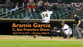 Aramis Garcia, C, San Francisco Giants &mdash; April 10-12, 2017