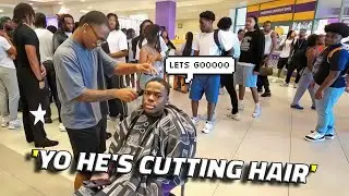 I Cut Hair In The MIDDLE of the STUDENT CENTER at PVAMU...