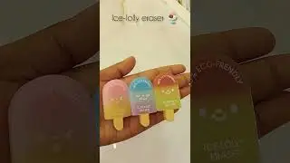 Ice Cream Erasers Under 39/-🍨| craft | art | Unboxing | stationery | shorts | @Vlogy_crafty