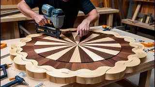 Boundless Creativity From a Young Artisan | Making a Captivating Table With This Fantastic Design