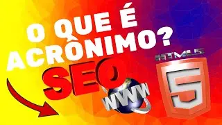O que &eacute; Acr&ocirc;nimo? O Acr&ocirc;nimo tamb&eacute;m &eacute; conhecido como por