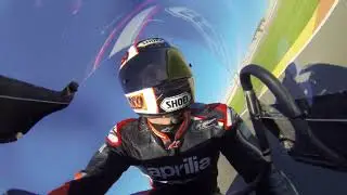 Moto GP Aprilia CRT Test Laps at Valencia back in 2014 with Alex Hofmann