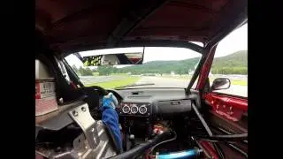 #94 integra scca class ita crash at limerock park 2nd race after build