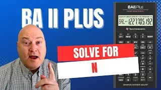 Рассчитайте периоды N с помощью BA II Plus.