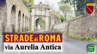 Strade di ROMA - via Aurelia Antica | GRA - Viale delle Mura Gianicolensi