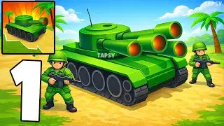 🛡️Epic Army Clash Gameplay Walkthrough Levels 1&ndash;10 Build Army & Defeat Enemies (Android,iOS)