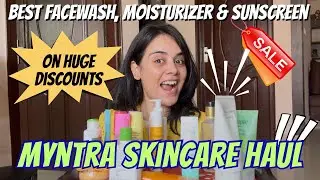 Myntra best facewash, moisturiser & sunscreen| for sensitive,acne prone skin| edgyetika | #skincare