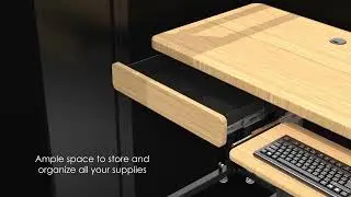 Transform Your Workspace: Floating Desk Surface for WorkNest&reg; Cubicles