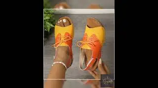 Open Toe Wedge Sandals