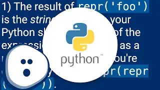 Understanding repr( ) function in Python