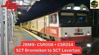 27/05/25 SCT Logistics Intermodal Train 2BM9 passing West Ryde