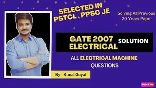 Gate 2007 Electrical Solution #gate #gate2007