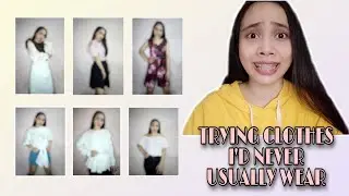 VLOG#3: TRYING CLOTHES I'D NEVER USUALLY WEAR (Sariling sikap Photoshoot haha)