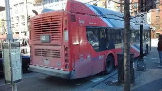 WMATA 2020 New Flyer XN40 Bus 3296 on Route H2 to Brookland-CUA Station, Crosstown Line