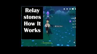 Genshin impact Relay Stones / How This Puzzle Works shorts