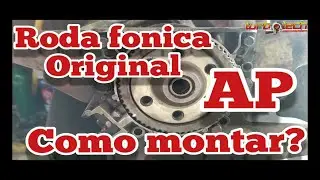 Roda fonica original do AP flex , ensinando a montar .