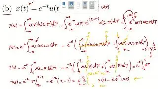 #2.11 (b): Find the system's response for a given input and impulse response