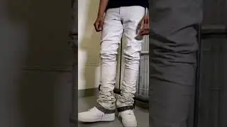 Snow White Stack Jeans www.vherdonhh.com #fashion #fashionblogger #jeans #hypebeast #streetfashion