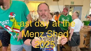 Last day for the lads at the Menz Shed for 2025. 