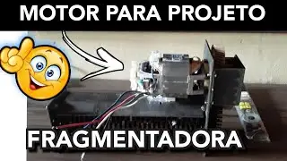 Fragmentadora secreta .. Como  fazer ligação direta no motor da fragmentadora de papel