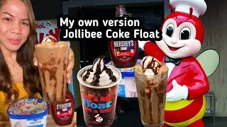 Let's make ALA Jollibee Coke Float | How to make Coke / Pepsi Float