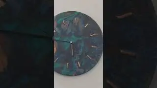 BAKIR PATİNA DUVAR SAATİ-Copper Patina Wall Clock