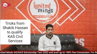 Shakir Hassan E&C qualified KAS exam. A motivational life story  btech 2013- Ignited Minds Kmr Sgr