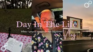Digital Diaries Ep. 2| Vibe w me in my chaotic life🫧🎀. Picnic | Grocery Shopping | Hair Takedown